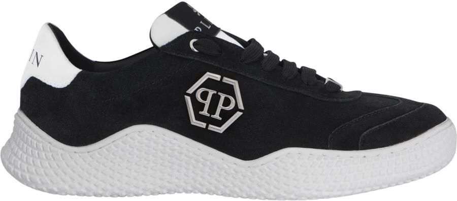 Philipp Plein Sneakers laag ' Hexagon ' zwart wit
