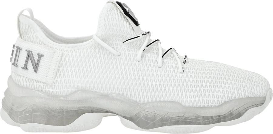 Philipp Plein Sneakers laag 'Hyper Shock' zilver wit
