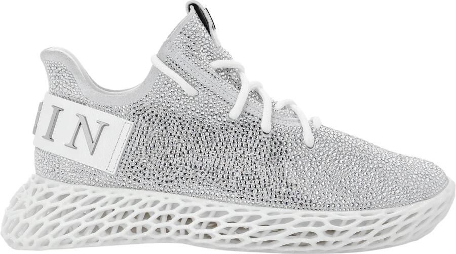 Philipp Plein Runner Sneakers Skeleton Suede met Strass - Foto 2
