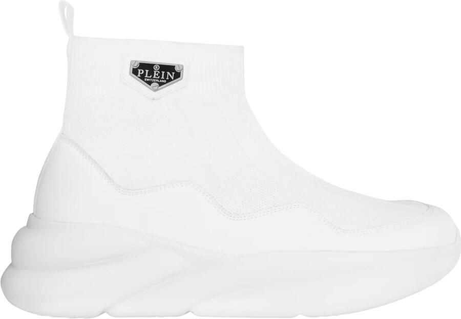 Philipp Plein Sneakers hoog 'Skywalker' wit