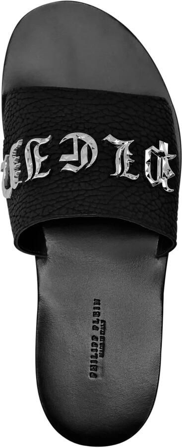 Philipp Plein Sandals Flat Gothic Plein - Foto 2