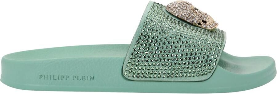 Philipp Plein Sandals Flat Skull with Crystals - Foto 2