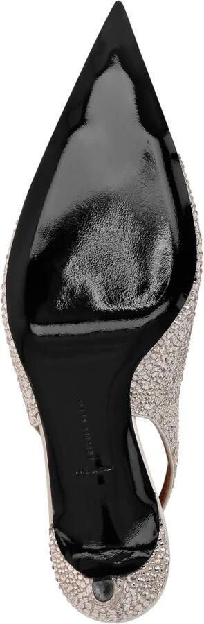 Philipp Plein Satin Slingback Mix Strass - Foto 5