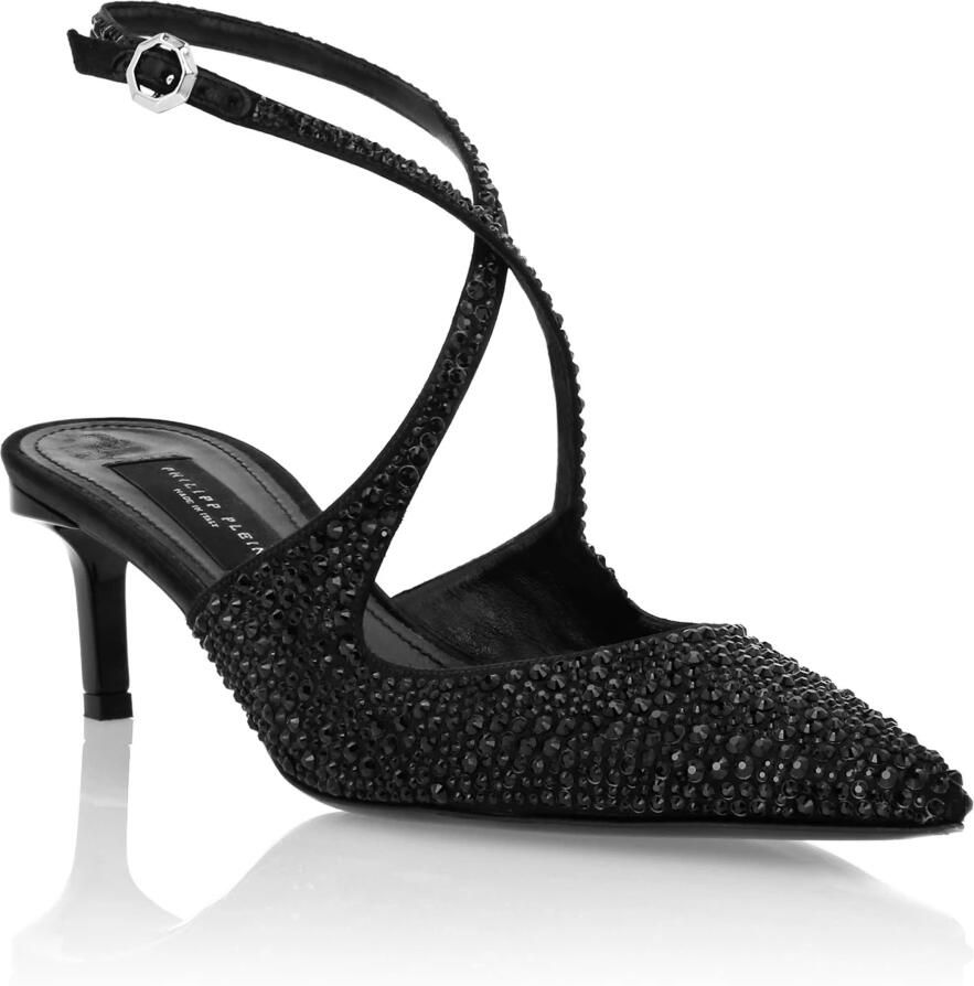 Philipp Plein Slingback Pumps Strass - Foto 2