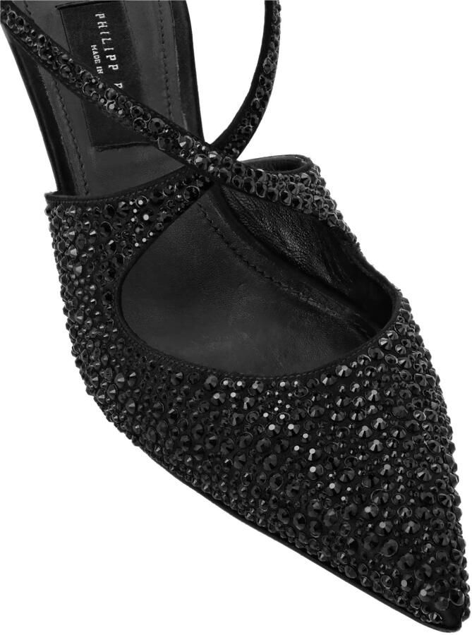 Philipp Plein Slingback Pumps Strass - Foto 3