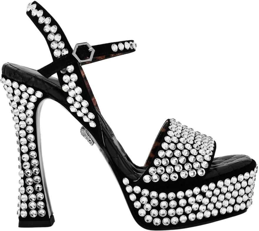 Philipp Plein Strass Platform Sandalen