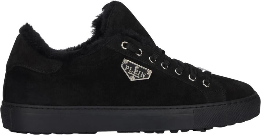 Philipp Plein Suede en Sheepskin Low Top Sneakers - Foto 2