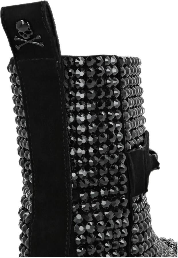 Philipp Plein Suede Flat Boots Stones - Foto 2