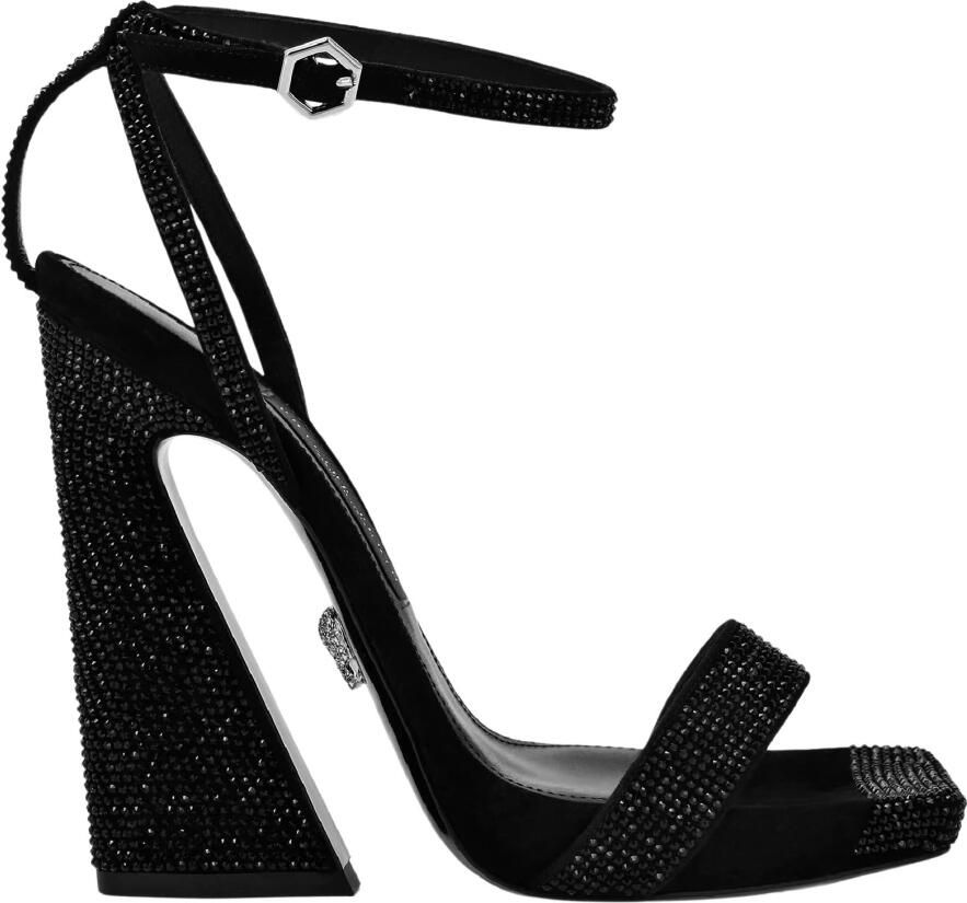 Philipp Plein Suede Sandalen met Enkelbandje - Foto 2