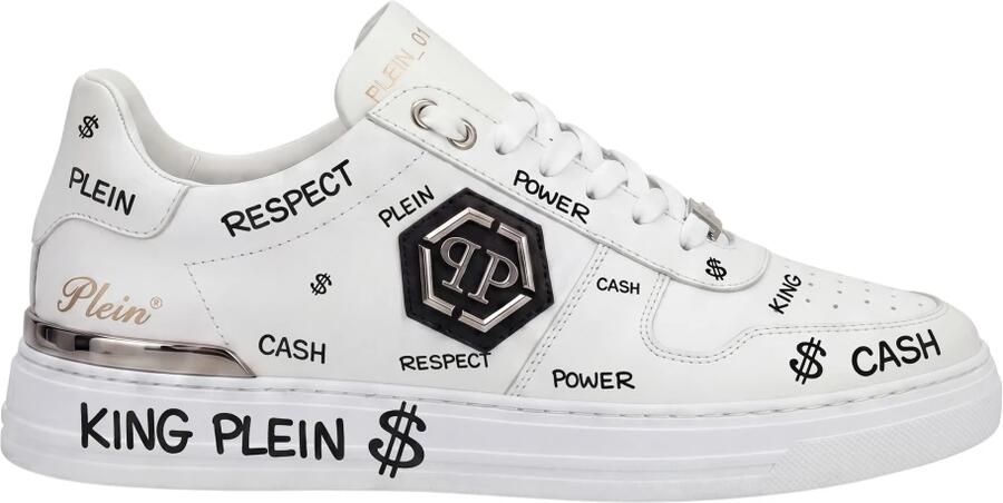 Philipp Plein Sneakers laag 'T-Rex 01' zwart wit