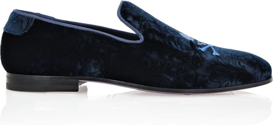 Philipp Plein Velvet Loafers Paisley