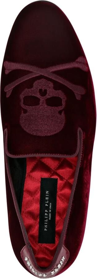 Philipp Plein Velvet Loafers Skull&Bones - Foto 2