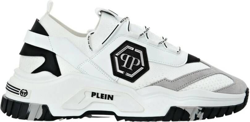Philipp Plein Predator Sneakers Wit Heren