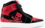 Philipp Plein Skull Bones High-Top Sneakers Zwart Heren - Thumbnail 1