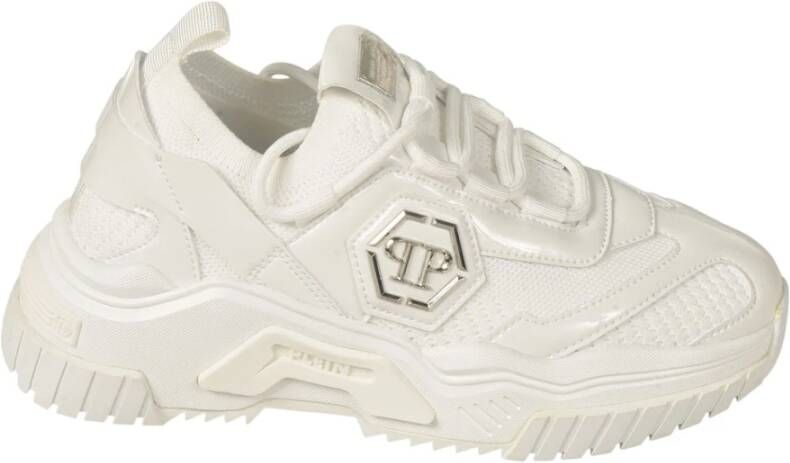Philipp Plein Witte Sneakers Wit Dames