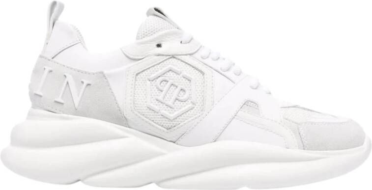 Philipp Plein Witte Casual Sneakers Hurricane White Dames