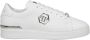 Philipp Plein Witte Leren Veterschoenen White Heren - Thumbnail 1