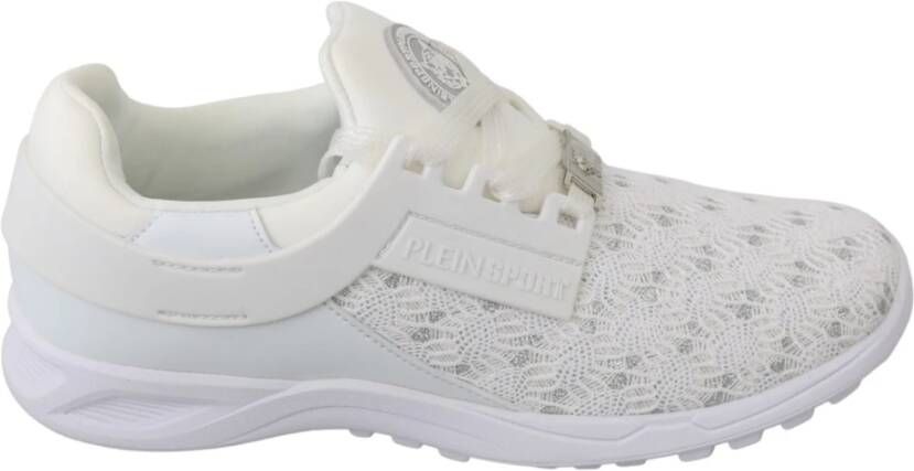 Philipp Plein Witte Polyester Casual Sneakers White Dames