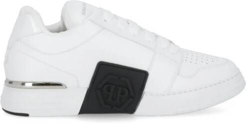 Philipp Plein Zeshoekige Super Street sneakers Wit Heren