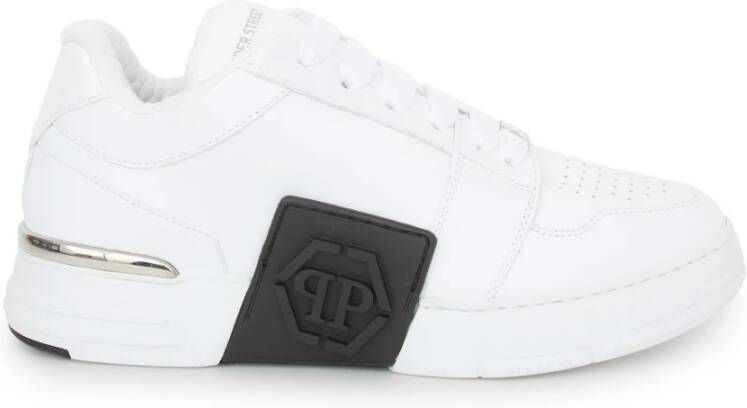 Philipp Plein Zeshoekige Super Street sneakers Wit Heren