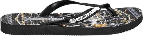 Philipp Plein Skull Grafische Flip Flops Stijlvol Ontwerp Multicolor - Foto 7