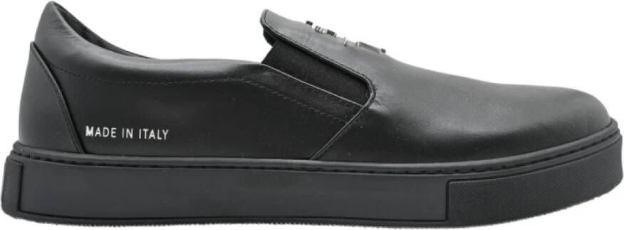 Philipp Plein Total Black Moccasin Sneakers Black Heren