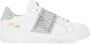 Philipp Plein Witte Leren Sneakers met ABS-inzet - Thumbnail 1