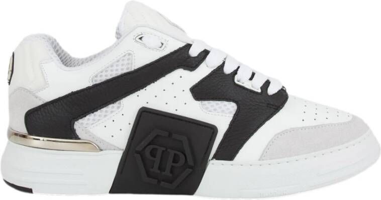 Philipp Plein Witte Lo-Top Sneakers White Heren