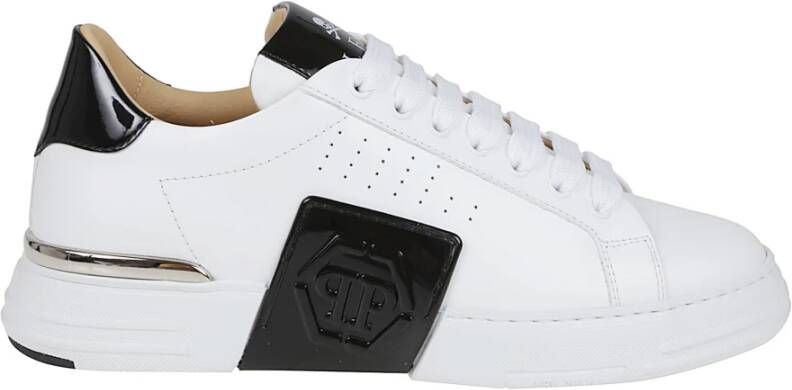 Philipp Plein Witte Sneakers voor Heren Stijlvol