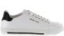 Philipp Plein Zwarte Leren Heren Sneakers Vetersluiting - Thumbnail 1