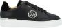 Philipp Plein Zwarte leren Lo-Top sneaker Black Heren - Thumbnail 1