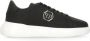 Philipp Plein Zwarte Leren Sneakers met Metalen Details - Thumbnail 1