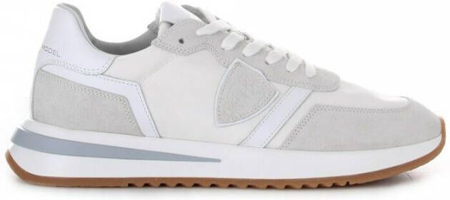 Philippe Model Ivoor Leren Sneakers met Contrasterende Details Beige Heren - Foto 17