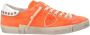 Philippe Model Ambachtelijke Oranje Suède Sneakers Orange Heren - Thumbnail 1