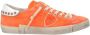 Philippe Model Ambachtelijke Oranje Suède Sneakers Orange Heren - Thumbnail 8