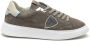 Philippe Model Anthracite Temple Low Sneakers Gray Heren - Thumbnail 1
