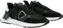 Philippe Model Zwart Wit Suede Antibes Chunky Sneakers Black Dames - Thumbnail 3