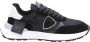 Philippe Model Zwart Wit Suede Antibes Chunky Sneakers Black Dames - Thumbnail 1