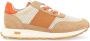 Philippe Model Beige en Oranje Suède Sneaker Tour Multicolor Heren - Thumbnail 1