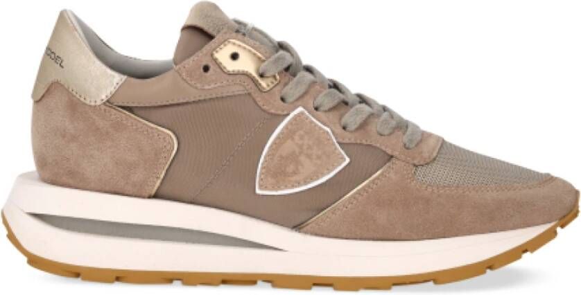 Philippe Model Low-Top Sneakers Baskets Tropez haute beige Femme TK in beige