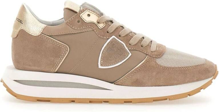 Philippe Model Beige Sneakers Parijse Stijl Beige Dames