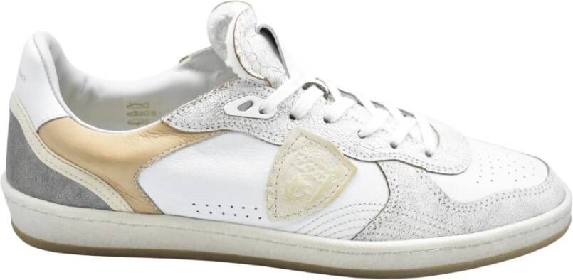 Philippe Model Beige Vetersneakers Aw25