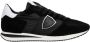 Philippe Model Zwarte suède herensneakers met tweekleurige zool Black Heren - Thumbnail 1