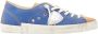 Philippe Model Blauw Leren Lage Sneakers Multicolor Heren - Thumbnail 1