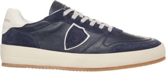 Philippe Model Blauwe Sneakers Laag-Top Elegant Ontwerp - Foto 2
