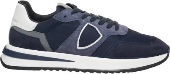Philippe Model Blauwe Sneakers met Verhoogde Zool - Foto 2