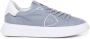 Philippe Model Blauwe Suède Lichtgewicht Sneakers Blue Heren - Thumbnail 8