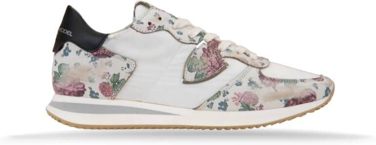 Philippe Model Bloe patroon Veterschoenen
