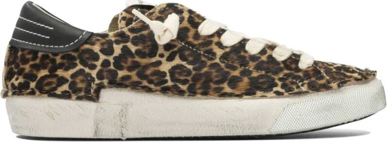 Philippe Model Bruine Sneakers voor Vrouwen Aw25
