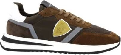 Philippe Model Bruine Tropez 2.1 Lage Top Sneakers Brown Heren